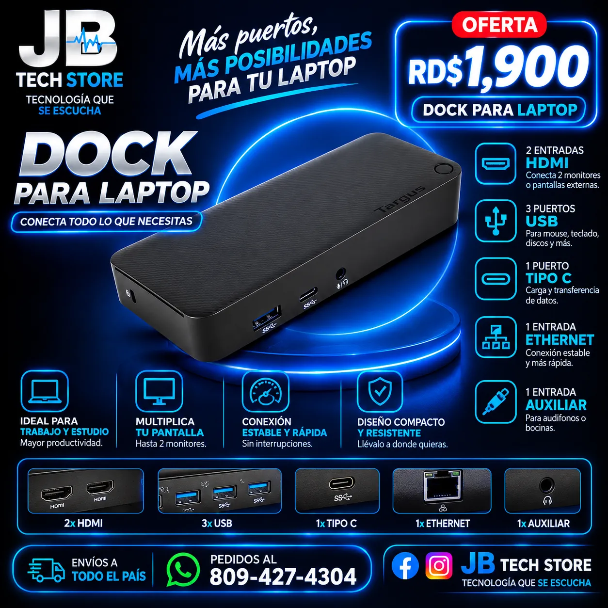 Dock para laptop