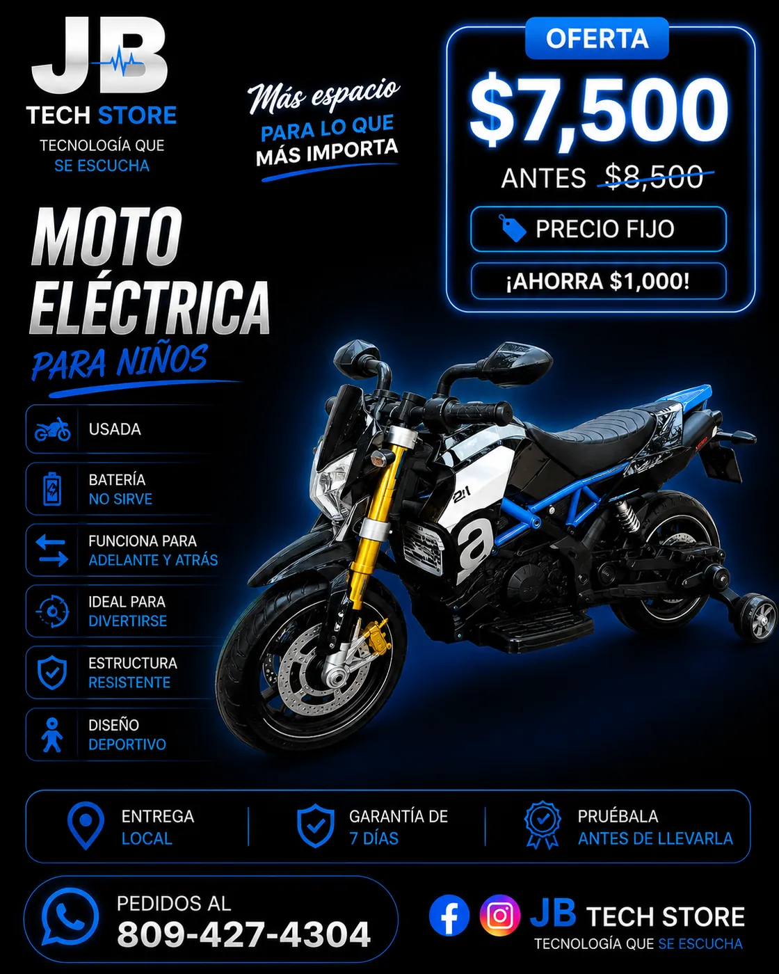 Motor eléctrico para niños