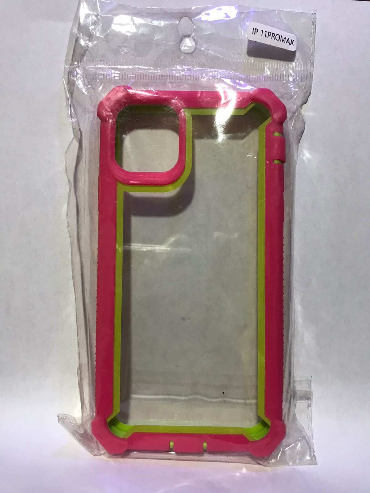 Covers para iPhone 11, pro,pro mqx — rosado/verde 11 pro Max