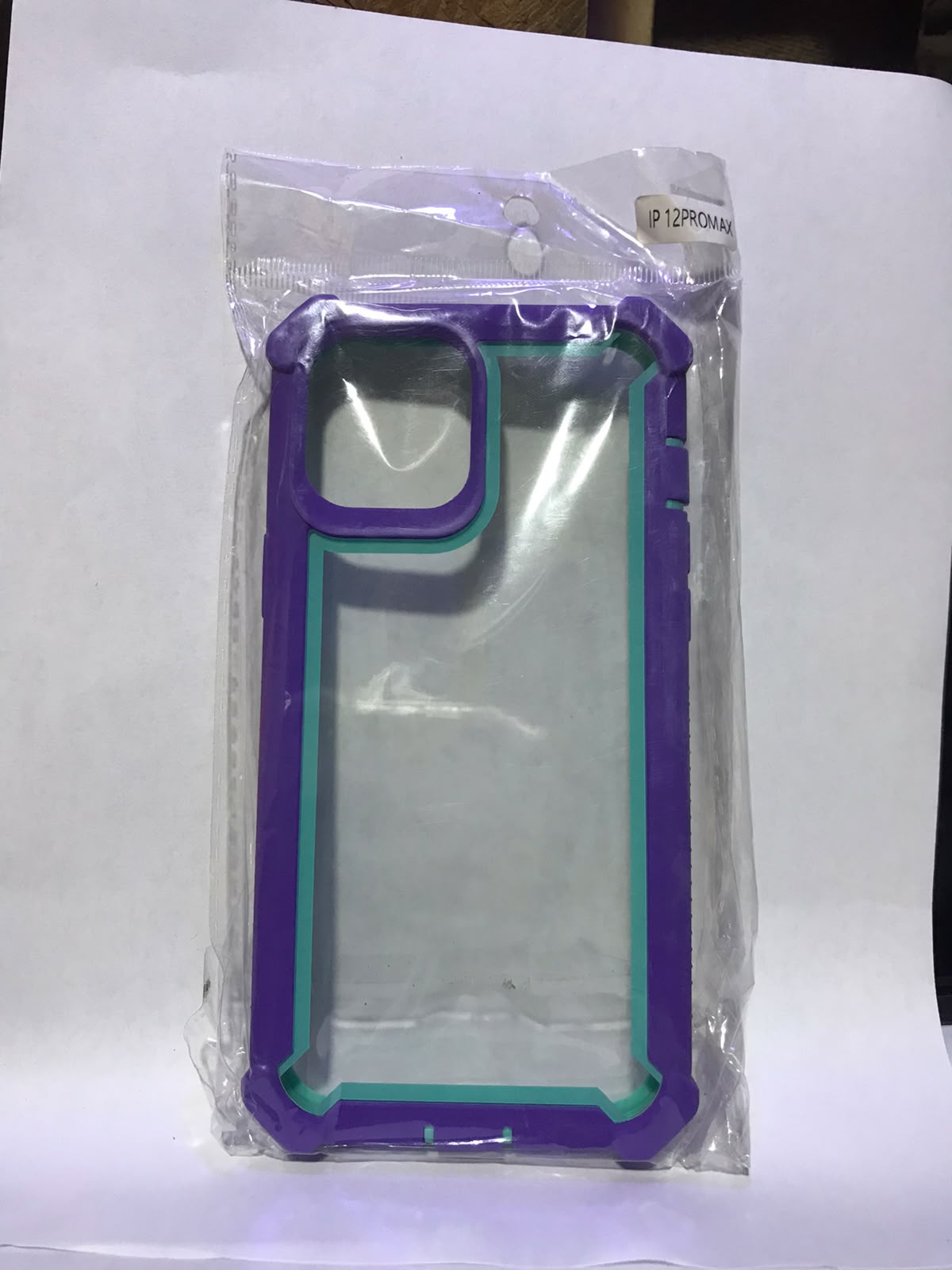 Cover para iPhone 12/12pro/12pro max — morado/verde