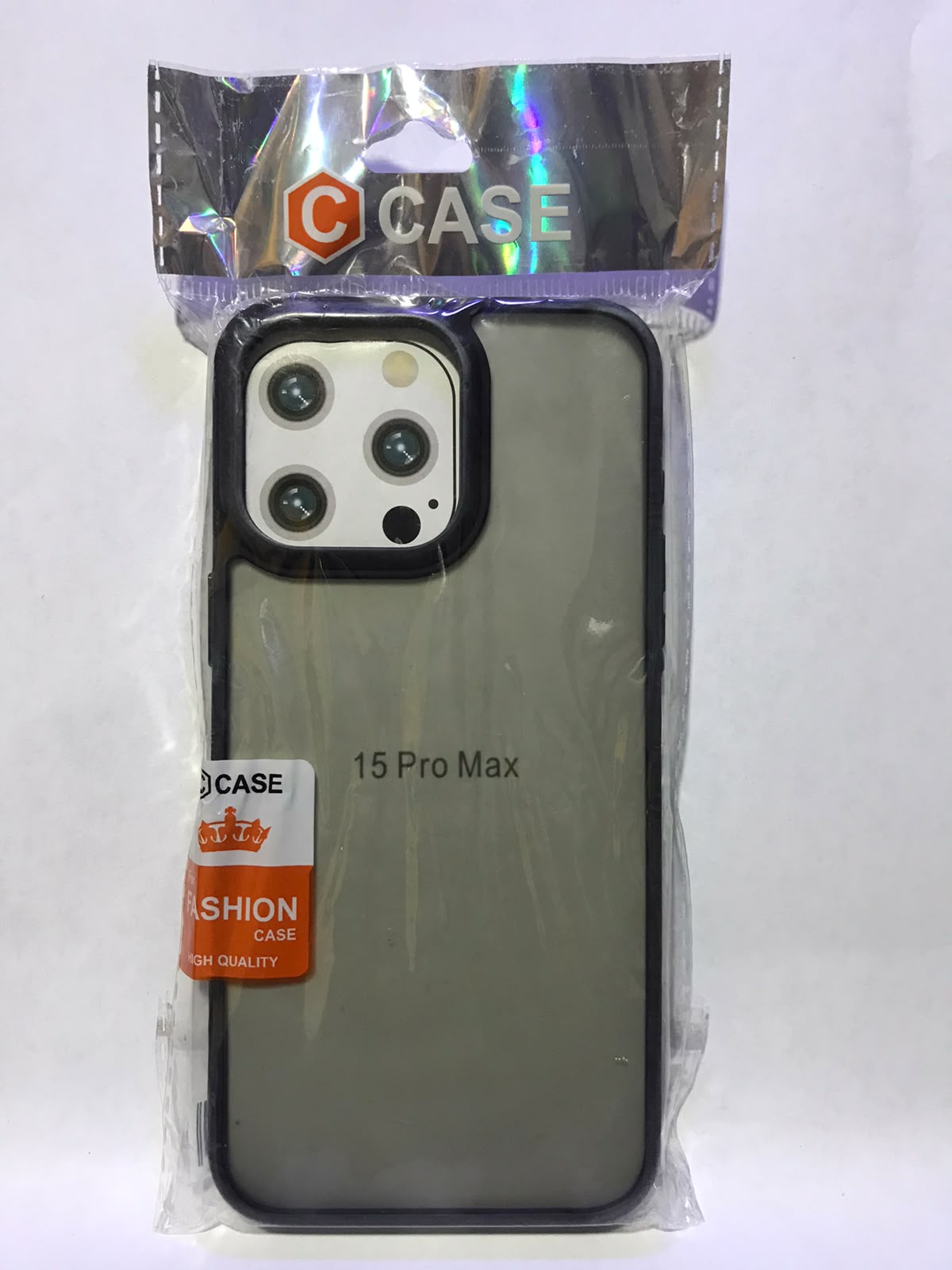 Cover iPhone 15/15 pro/15 pro max — Negro