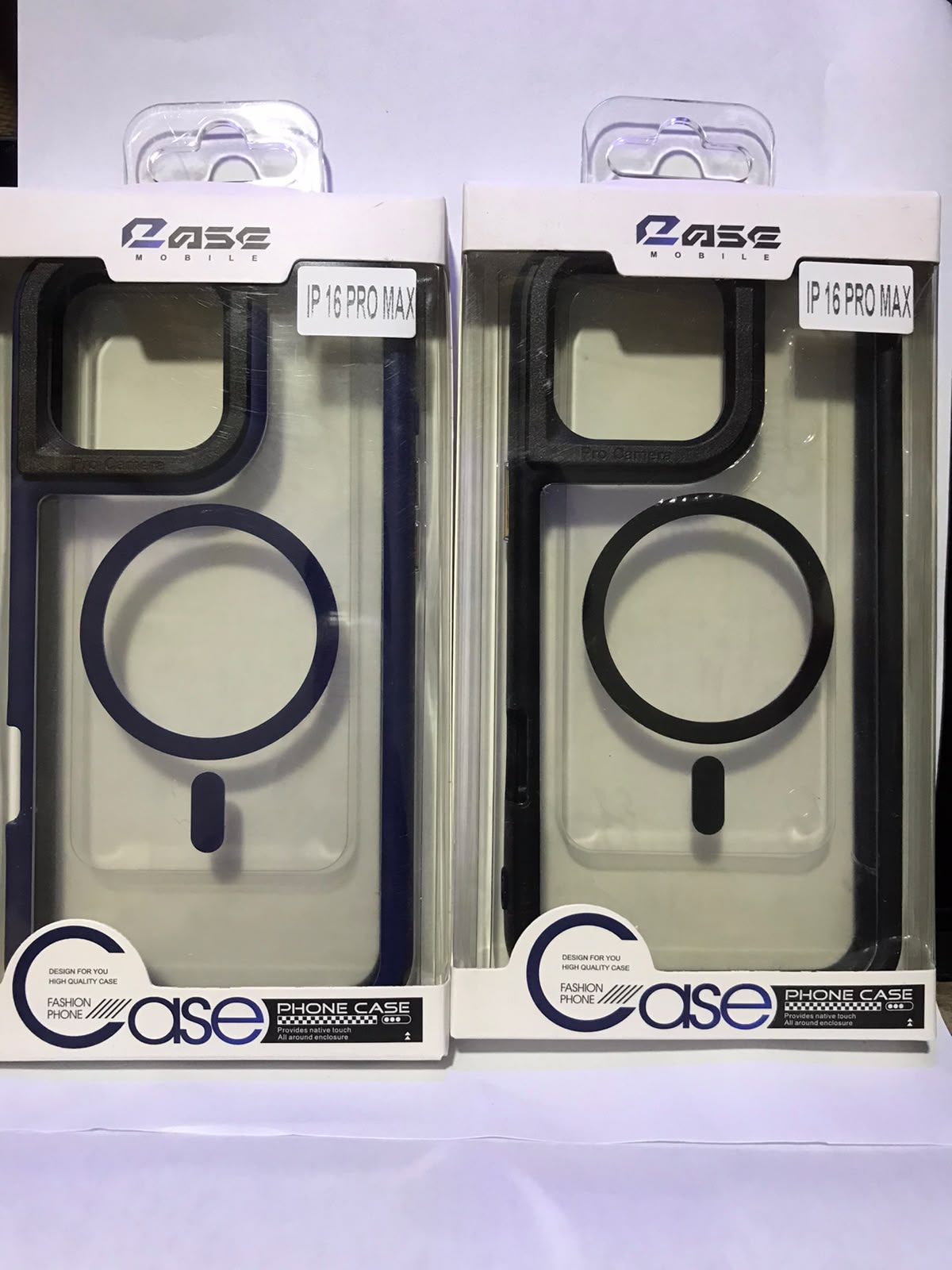Cover iPhone 16/16 plus/16 pro Max — negro