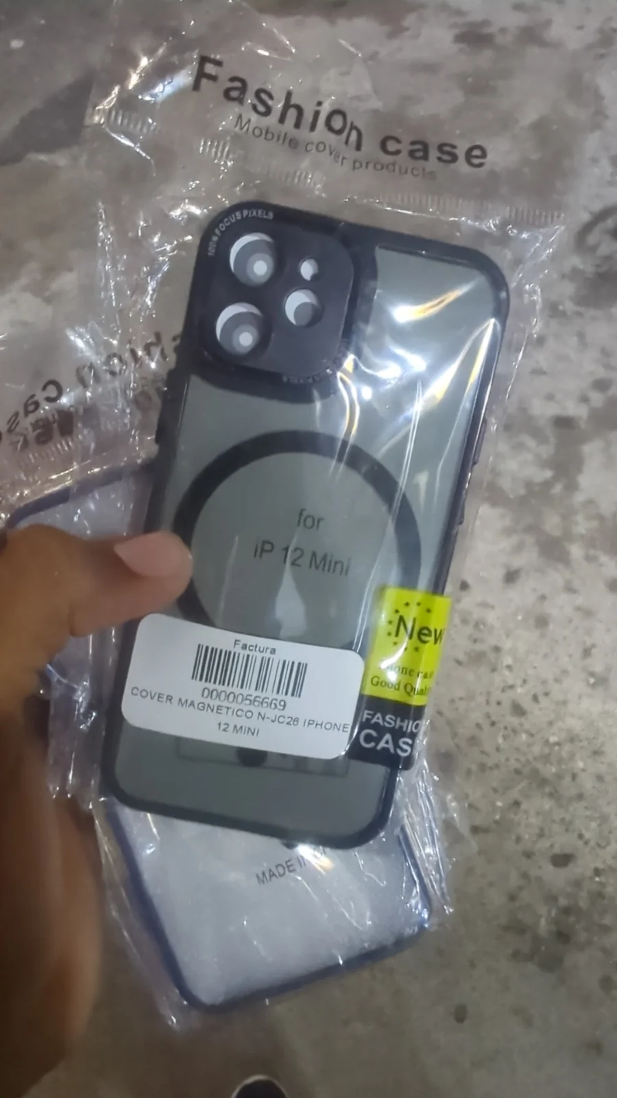 Cover para iPhone 12 mini — Negro